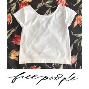NWOT Intimately Free People White Crop Top XS/S